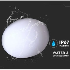 LED RGB Dimmelhető kültéri lámpa LED/1W/5V 1000 mAh 20cm IP67 + távirányító