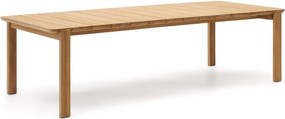 Teakfa kerti étkezőasztal 102x220 cm Icaro – Kave Home
