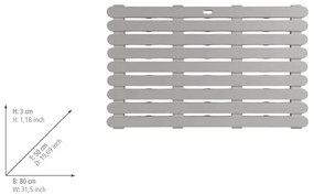 Bézs műanyag fürdőszobai kilépő 50x80 cm – Wenko