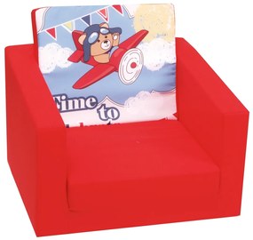 Delsit Baby szék, kanapé - Pilóta, piros