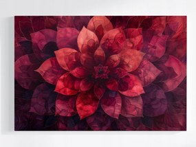 Poszter Mandala Virág Levelek Természet Harmónia Relaxáció 60x40