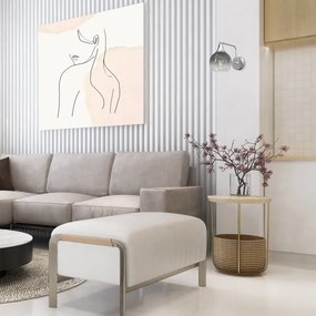 Fali lámpa MONTE 1xE27/60W/230V matt króm