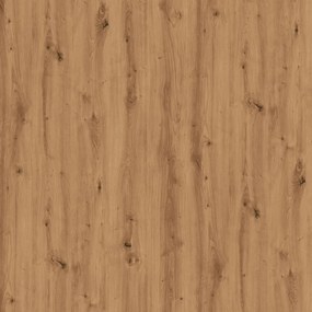 kézműves tölgy színű szerelt fa dohányzóasztal 100x49,5x31 cm