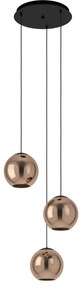 Eglo 390094 - Csillár zsinóron CORDOBA 3xE27/40W/230V réz