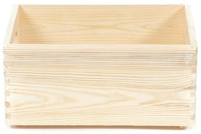 Custom tárolódoboz borovi fenyőből, 30 x 20 x 14 cm - Compactor