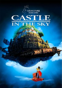 Poszter Castle in the Sky Anime Laputa égi kastély Studio Ghibli