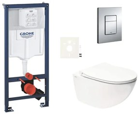 Függesztett WC-készlet könnyű falakhoz / előfalra szerelhető SAT Infinitio SIKOGRSIN11E