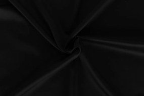 Elegant pamut szatén dupla ágyneműhuzat garnitúra 200 × 220 cm, fekete