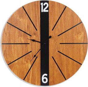 Falióra Kerek Extra Nagy Barna Csendes Nappali Konyha Loft