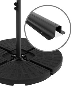 Függő napernyő 2,7 m, zöld