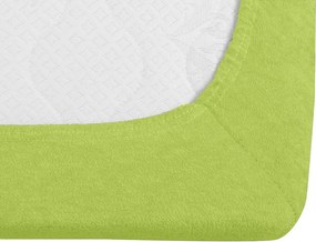 Frottír gumis lepedő EXCLUSIVE világoszöld 90 x 200 cm