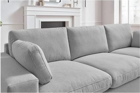 Világosszürke kanapé 250 cm Belair – Bobochic Paris