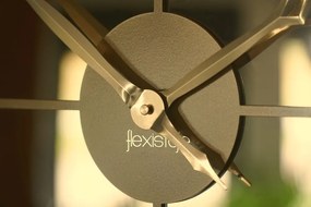 Arany fém falióra arany tükörrel 50 cm