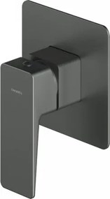 Süllyesztett Zuhany Csaptelep, Négyzet Alakú, Grafit