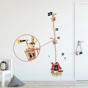 Falmatrica "Gyerek méter - Kalózok" 88x158 cm