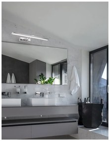 Nova Luce fürdőszobai fali lámpa, króm, 4000K természetes fehér, beépített LED, 1x18W, 530 lm, 8142281