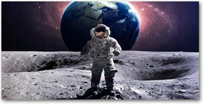 Fotó kép edzett üveg Asztronauta 140x70