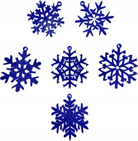 Bombák Karácsonyfa medálok Karácsonyi díszek Szett x6