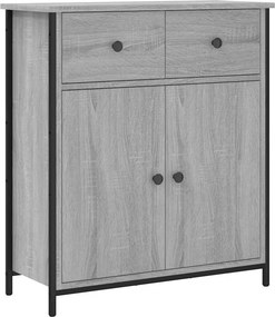 vidaXL szürke sonoma színű szerelt fa tálalószekrény 70 x 30 x 80 cm