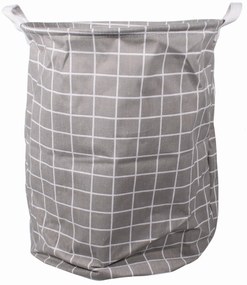 CUBE szürke kosár játékokhoz és ruhákhoz