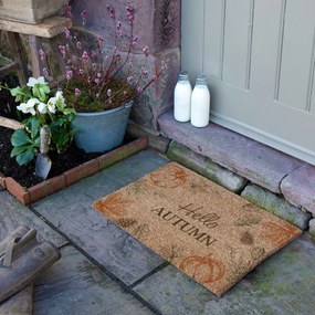 Kókuszrost lábtörlő 40x60 cm Hello Autumn – Artsy Doormats