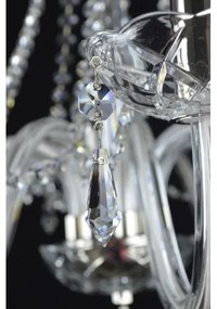 Wranovsky JWZ117082101 - Kristály csillár láncon BONTON 8xE14/40W/230V