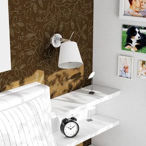 RENDL JERSEY nástěnná bílá chrom 230V LED E27 15W