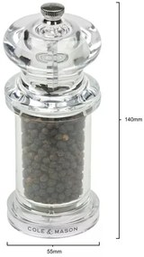 Cole&Mason PRECISION MILLS - 2 db só- és borsőrlő, 14 cm