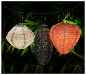 Sötétszürke napelemes kültéri LED lámpás (magasság 40 cm) Foxdale – House Nordic