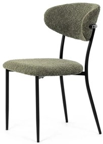 Zöld Bouclé Étkezőszék. CT-W1021 GRN2