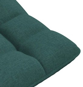 sötétzöld szövet forgó padlószék 70x51x79 cm