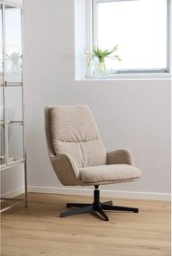 Bézs forgó buklé fotel Bosley – Actona