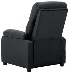 sötétszürke szövet dönthető fotel