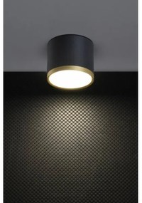 LED spotlámpa TUBA LED/9W/230V fekete/arany