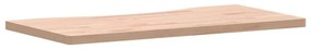 tömör bükkfa íróasztallap 80 x (36-40) x 2,5 cm