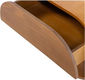 Natúr színű többszintes fali polc 39 cm Momo – WOOOD