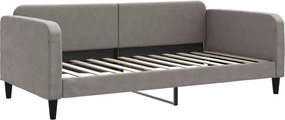 vidaXL tópszínű szövet kanapéágy 100 x 200 cm