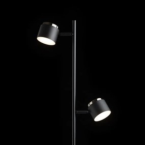 RENDL NOVA II stojanová černá chrom/mléčný akryl 230V LED 2x3.5W 3000K