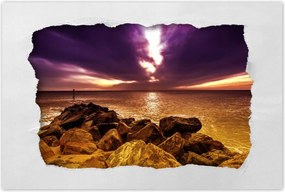 Poszterek 120x80 Lila ég Tenger