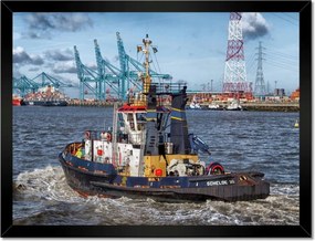 Poszterek keretben 40x30 Tengeri vontatóhajó