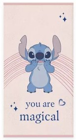 Disney Lilo és Stitch, A csillagkutya Magical fürdőlepedő, strand törölköző 60x120cm