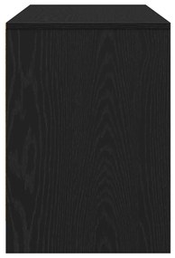 TV Szekrény Fekete Tölgy 102x37,5x52,5 cm Mérnöki Fa