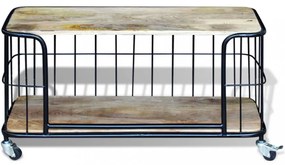 100x40x45 cm tömör mangófa TV szekrény