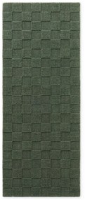 Sötétzöld kézi szövésű gyapjú futószőnyeg 80x200 cm Scala – Villeroy&amp;Boch