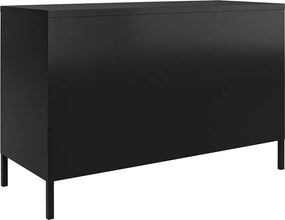 Fekete fém szekrény 100x64x40 cm Mission District – Støraa