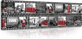 Vászonkép 145x45 London Expressz Piros busz a Loft Szalon