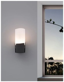 Nova Luce kültéri fali lámpa, sötétszürke, E27 foglalattal, max. 1x12W, 9209211