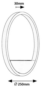 Rabalux 71310 - LED fali lámpa THRIC LED/15W/230V