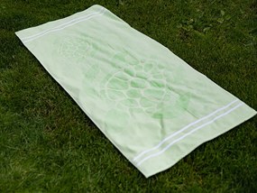 TEKNŐS zöld strandtörölköző