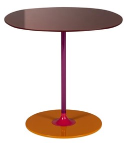 Oldalasztal THIERRY, többféle változat - Kartell szín: Burgundia, magasság: 45 cm